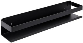 Nástenná polica MEGARA čierna