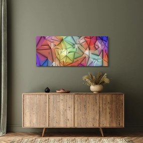 Obraz - Polygonálna abstrakcia (120x50 cm)