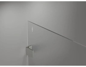 Mexen Lunar sprchová stena pravá 100 x 200 cm, 8mm číre sklo, brúsená oceľ, 830-100-000-97-00-P