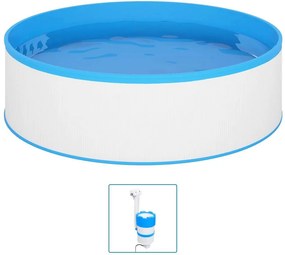 Bazén so závesným skimmerom a čerpadlom 350x90 cm biely