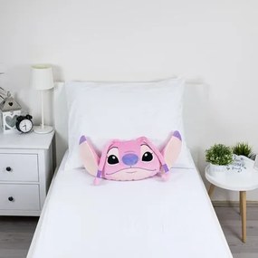 Jerry Fabrics Tvarovaný vankúšik - Lilo and Stitch "Angel Pink"