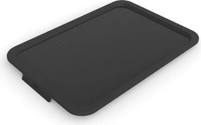 Čierne plastové veko na úložný box 57x39x3 cm Albris – Rotho