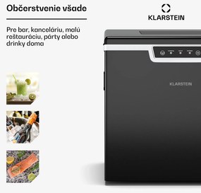 Klarstein Icefestival Cube priemyselný výrobník kociek ľadu, 400W, 1,8 litra, 20 kg/24 h