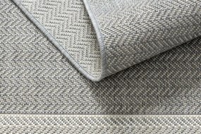 Koberec SIZAL FLAT 48829637 Jodelka - sivý