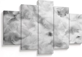 Obraz - Oblaky perie (150x105 cm)