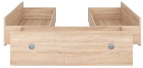 Zásuvky pod posteľ BRW Nepo Plus 140 cm (dub sonoma) (3ks). Vlastná spoľahlivá doprava až k Vám domov. 1098324