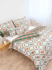 Vianočné bavlnené obliečky Renforcé – Vianočný príbeh