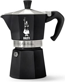 Kávovar na moka kávu Bialetti Moka Express, 190 ml, čierny