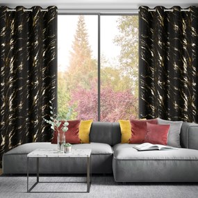 ZÁVES NA KRÚŽKOCH LANI 140X250 CM VZOROVANÁ