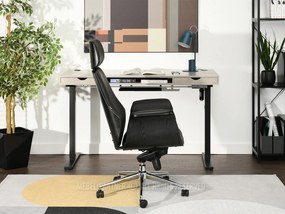 Kreslo Lionel (čierna + chrómová). Akcia -35%. Vlastná spoľahlivá doprava až k Vám domov. 1110517