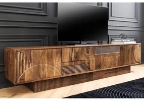 TV-skrinka 46805 Art Deco 200cm Drevo Mango Hnedé - Komfort-nábytok