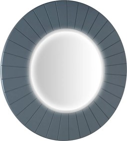 Sapho Sapho, LUMIRO STRIP guľaté zrkadlo s LED osvetlením v ráme, priemer 90cm, siena, LR950-4242S