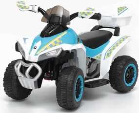 LEAN CARS Elektrická policajná štvorkolka GTS1188-A, biela