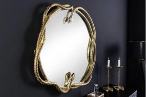 Zrkadlo 45432 Snake Ø80cm Zlaté  - Komfort-nábytok