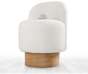 Detské kresielko RIKI 40x47 cm biele