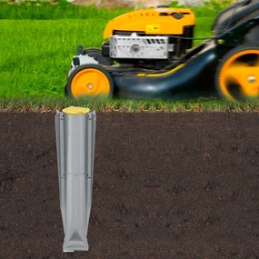 Vonkajší sušiak na bielizeň v striebornej farbe 50 m Lift-o-Matic Advance – Brabantia