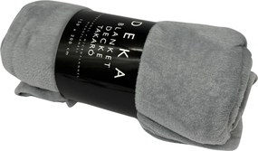 Home Elements Mikroflanelová deka, šedá