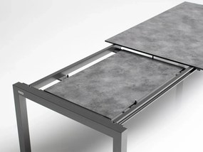 HPL rozťahovací stôl antracit150/210x95 cm
