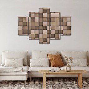 Obraz - Béžové kocky (150x105 cm)