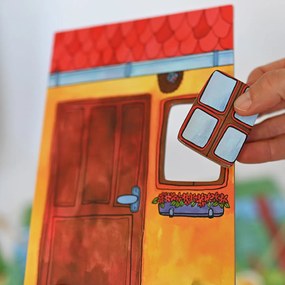 MARIONETINO – Domček s okienkom – kulisa k bábkovému divadlu