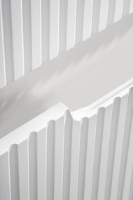 Závěsná skříňka pod umyvadlo Nova White I s deskou 80 cm bílá/dub coast evoke
