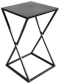 Stojan na kvety Della 40 cm čierny