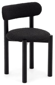 Čierne jedálenské stoličky v súprave 2 ks Nebai – Kave Home