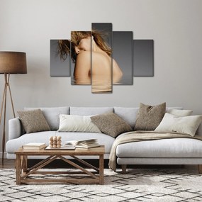 Obraz kúpajúcej sa ženy (150x105 cm)