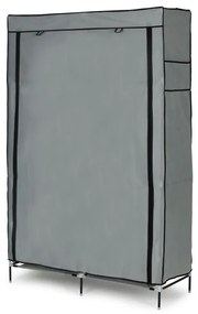 Textilná skriňa s policami a závesnou tyčou