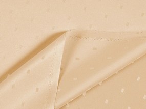 Biante Dekoračný záves TF-085 Obdĺžničky na béžovom 150x200 cm