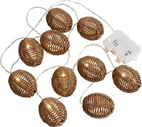 LED svetelná reťaz počet žiaroviek 10 ks na baterky dĺžka 180 cm Carlisle – House Nordic