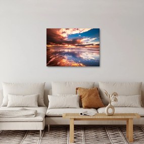 Obraz - Večerná pláž (70x50 cm)