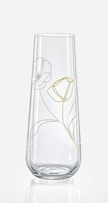 VÝPREDAJ Crystalex Poháre na prosecco FLOWERS 250 ml, 1 ks