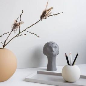COOEE Design Guľatá váza Ball Sand 10 cm