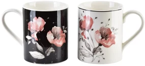 Porcelánový hrnček Colorato Primavera 400 ml sada 2ks