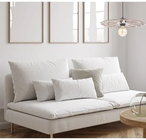 Luster na lanku FALCO 1xE27/60W/230V pr. 40 cm béžová