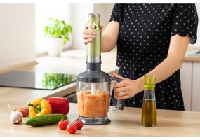 Sencor - Tyčový mixér 4v1 1200W/230V nerez/zelená