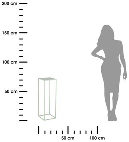 Stojan na kvety 70x24 cm svetlozelená