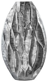 Váza Arga Orient 45cm strieborná