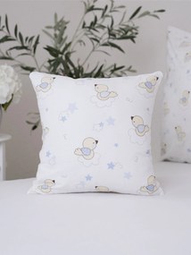 Bavlnená obliečka na vankúš Renforcé 40 × 40 cm - Vtáčiky modré
