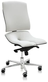 Zdravotná stolička Steel Standard, biela