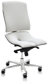 Zdravotná stolička Steel Standard, biela