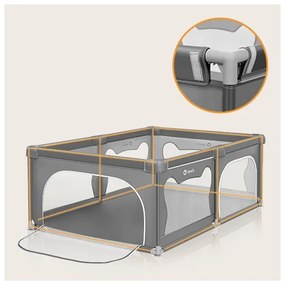 Lionelo - Hracia ohrádka WILLOW šedá