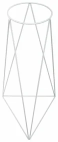 STOJAN NA KVETINÁČ TRIANGLE 90X50X24 CM BIELA