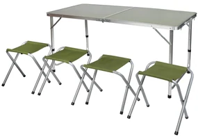 Azar Kempingový set 5 v 1 zelený