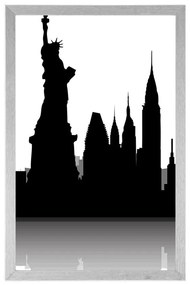Plagát medzinárodné symboly metropol - 60x90 black