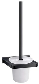 OMNIRES DA70620BL - Nástenná WC štetka DARLING polomatná čierna