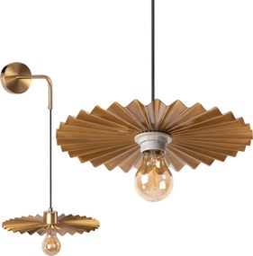 Toolight Toolight, nástenné svietidlo 30cm APP1356-1W, zlatá matná, OSW-05666