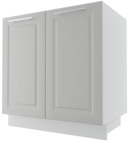 Kuchynská skrinka Emporium D11/80 light grey stone/biela