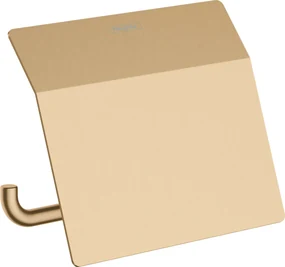 Hansgrohe AddStoris, držiak na toaletný papier s krytkou, kartáčovaný bronz, HAN-41753140